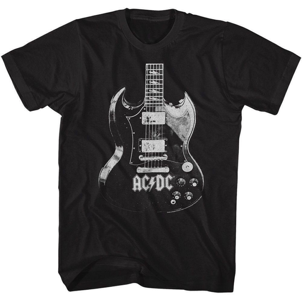 Acdc Angus Guitar Iconic Rock Legend Fan T-Shirt